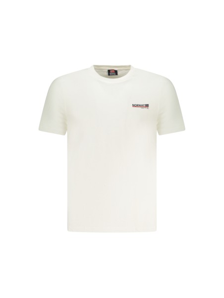 NORWAY 1963 T-SHIRT MANICHE CORTE UOMO BIANCO
