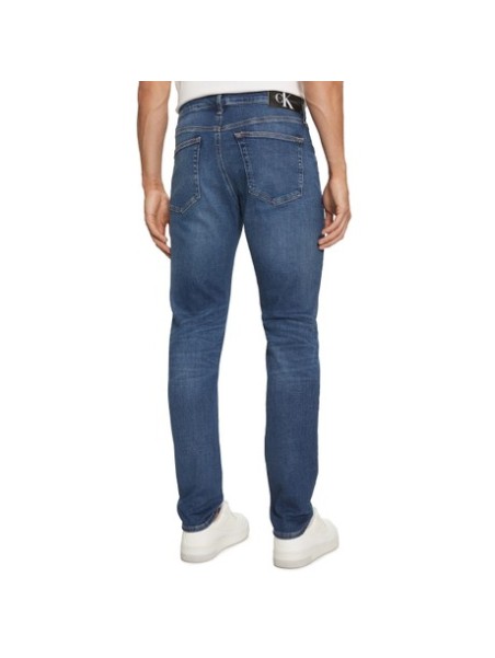 Calvin Klein Jeans - Jeans 5T Slim Fit Slim Tapered Logo Zip Bottone